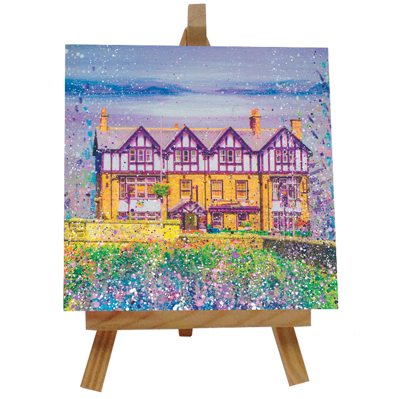 The Diamond Ponteland Tile with Easel